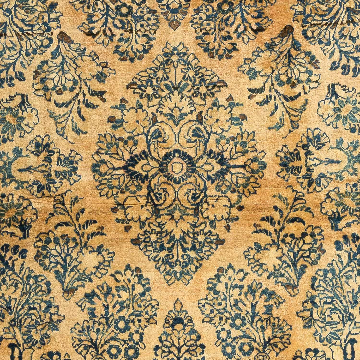 Antique Persian #110 Sarouk Salmon Rug 5' x 3.3' - Image 3