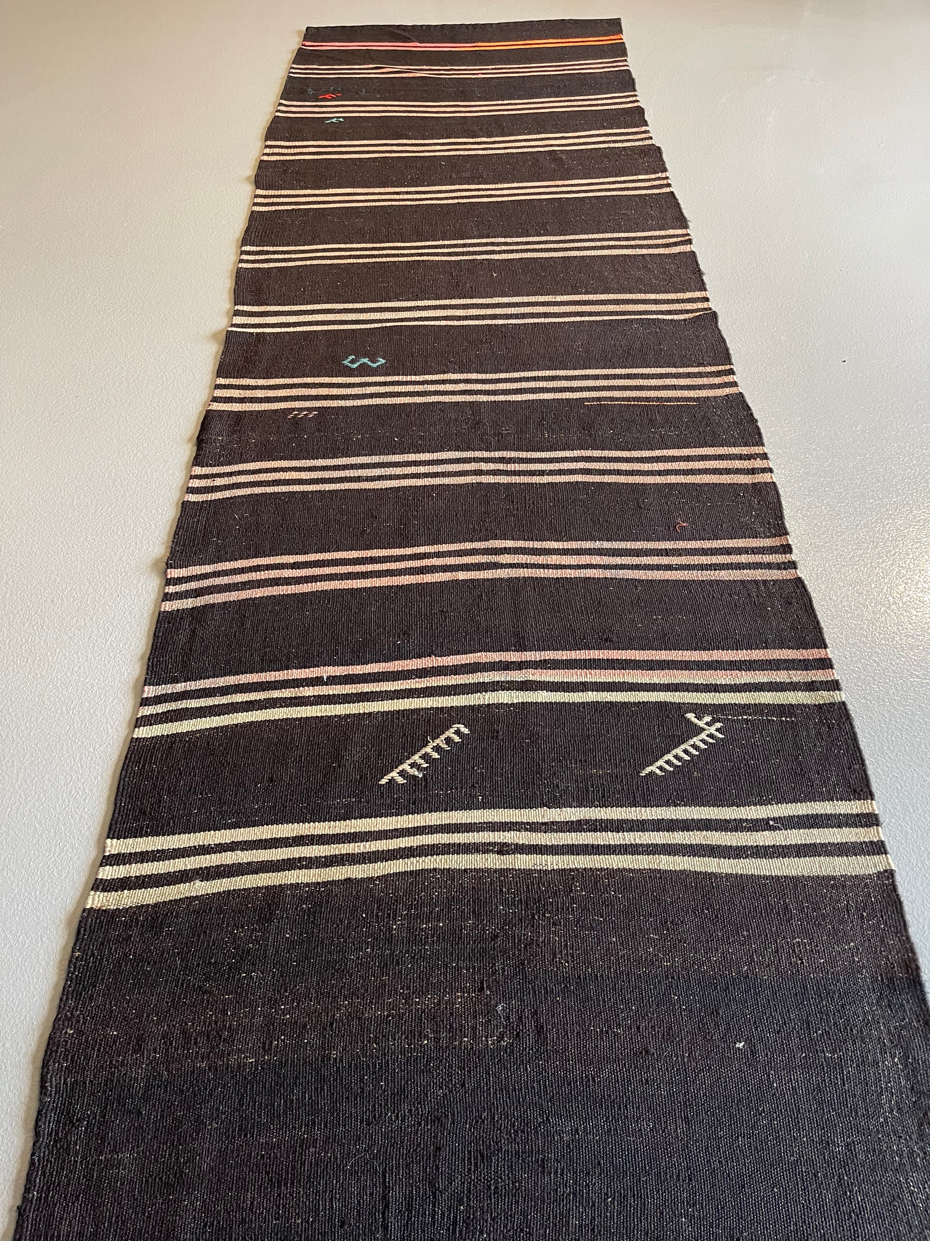 2.7' x 12.2' #148 Moroccan Kilim Runner