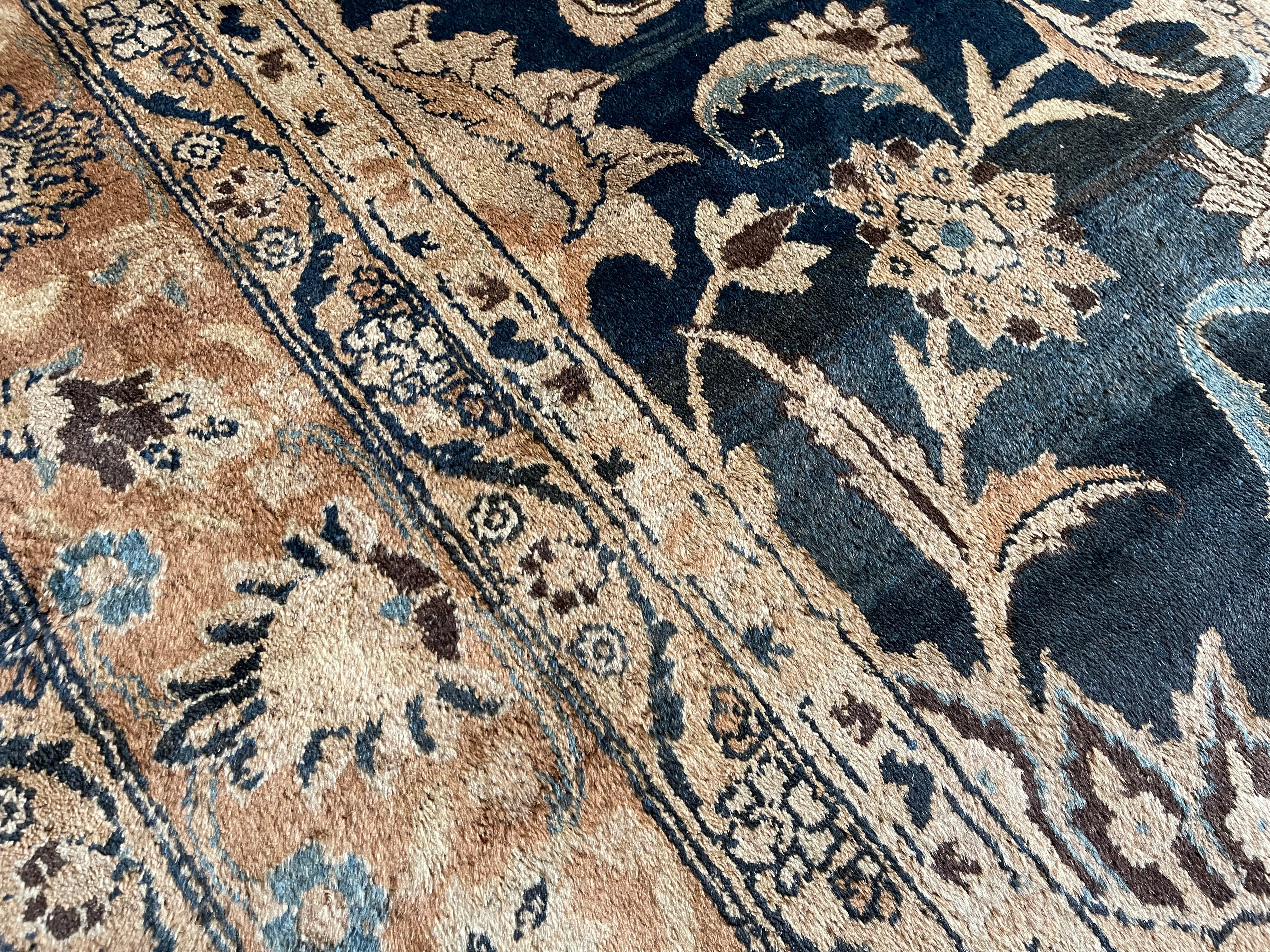 8.5' x 11' Antique Persian #24 Tabriz Beige Border - Image 3