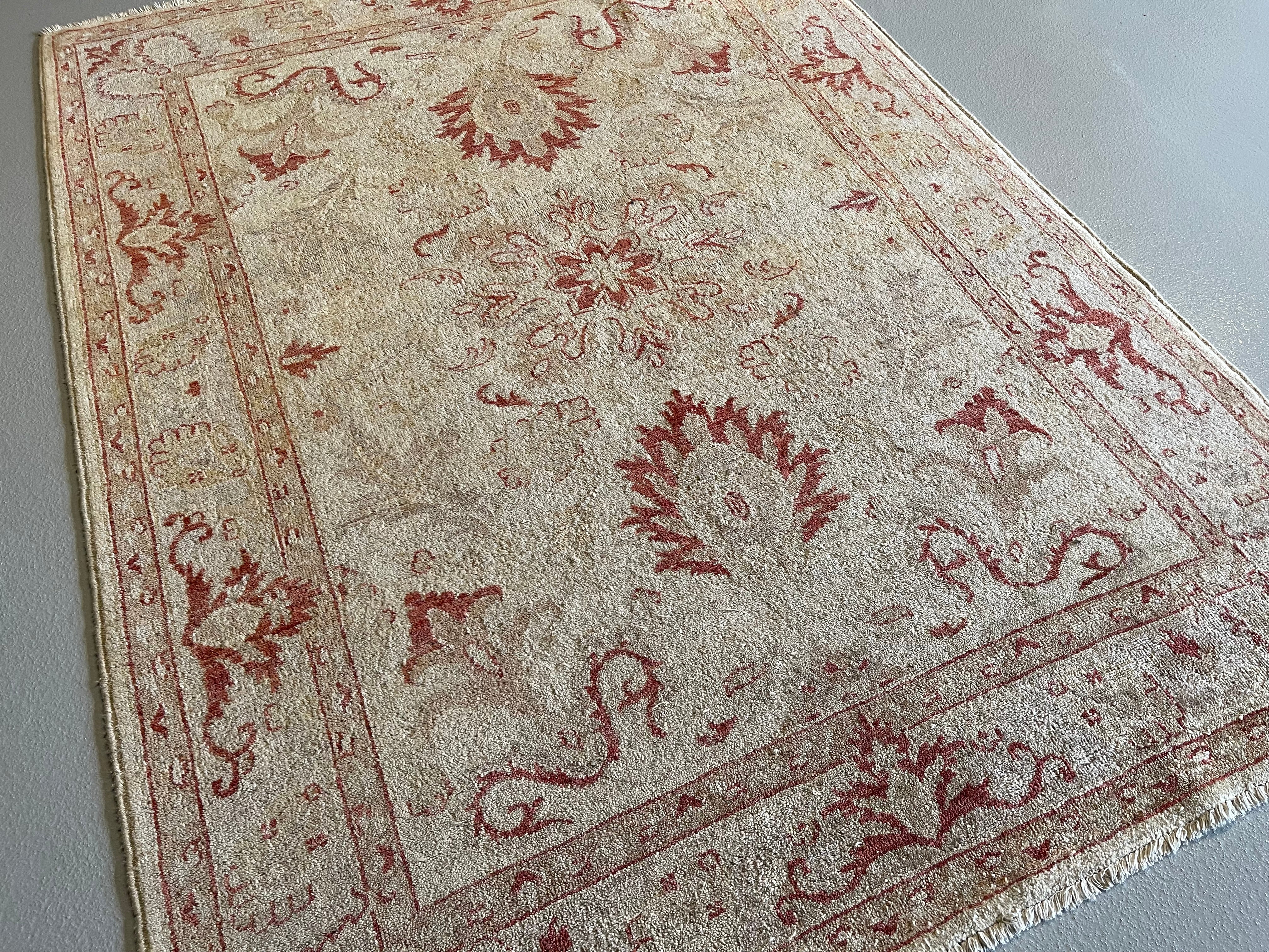 4.11' x 6.0' #2415 Vintage Sultanabad Rug