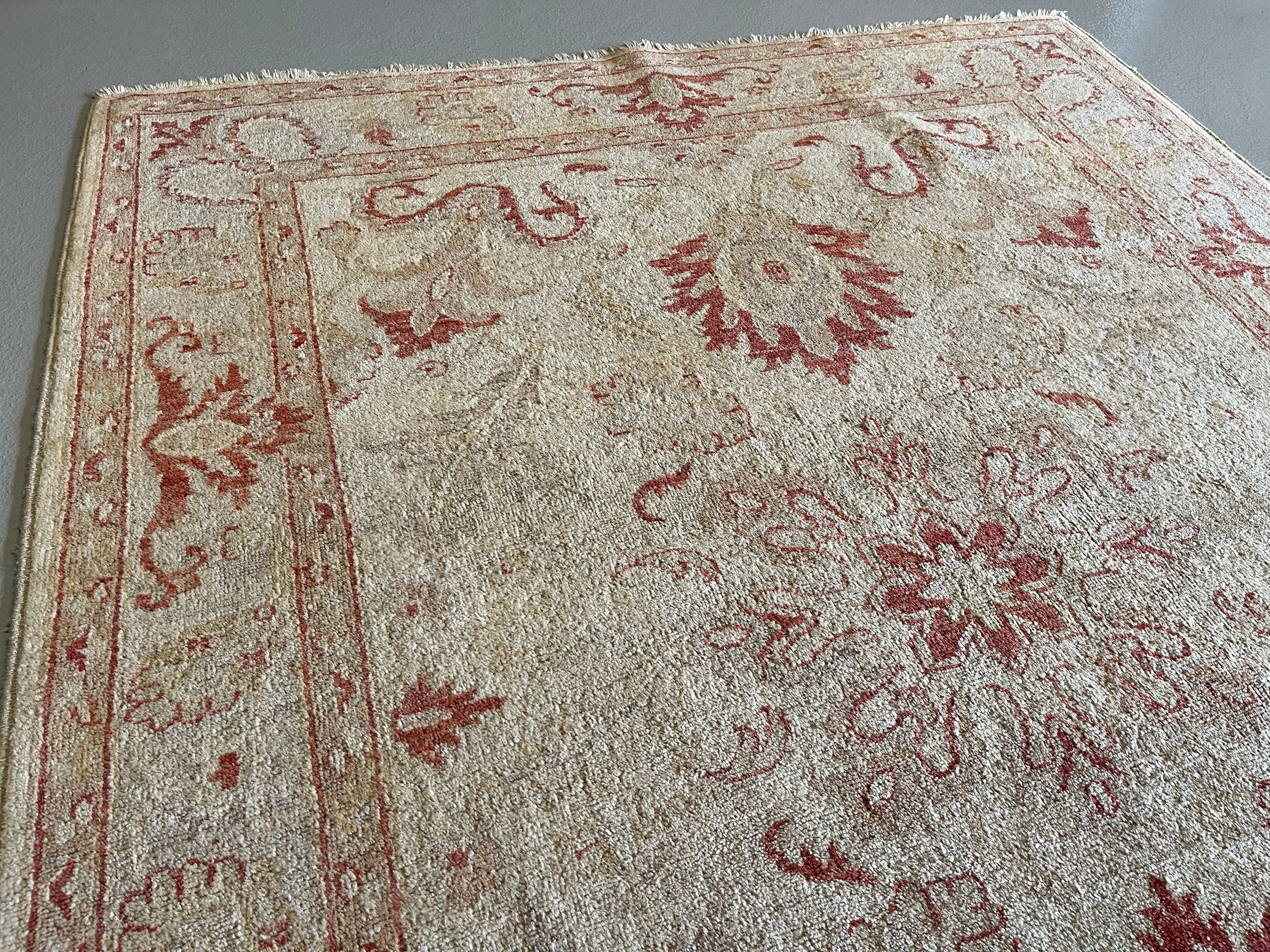 4.11' x 6.0' #2415 Vintage Sultanabad Rug - Image 5