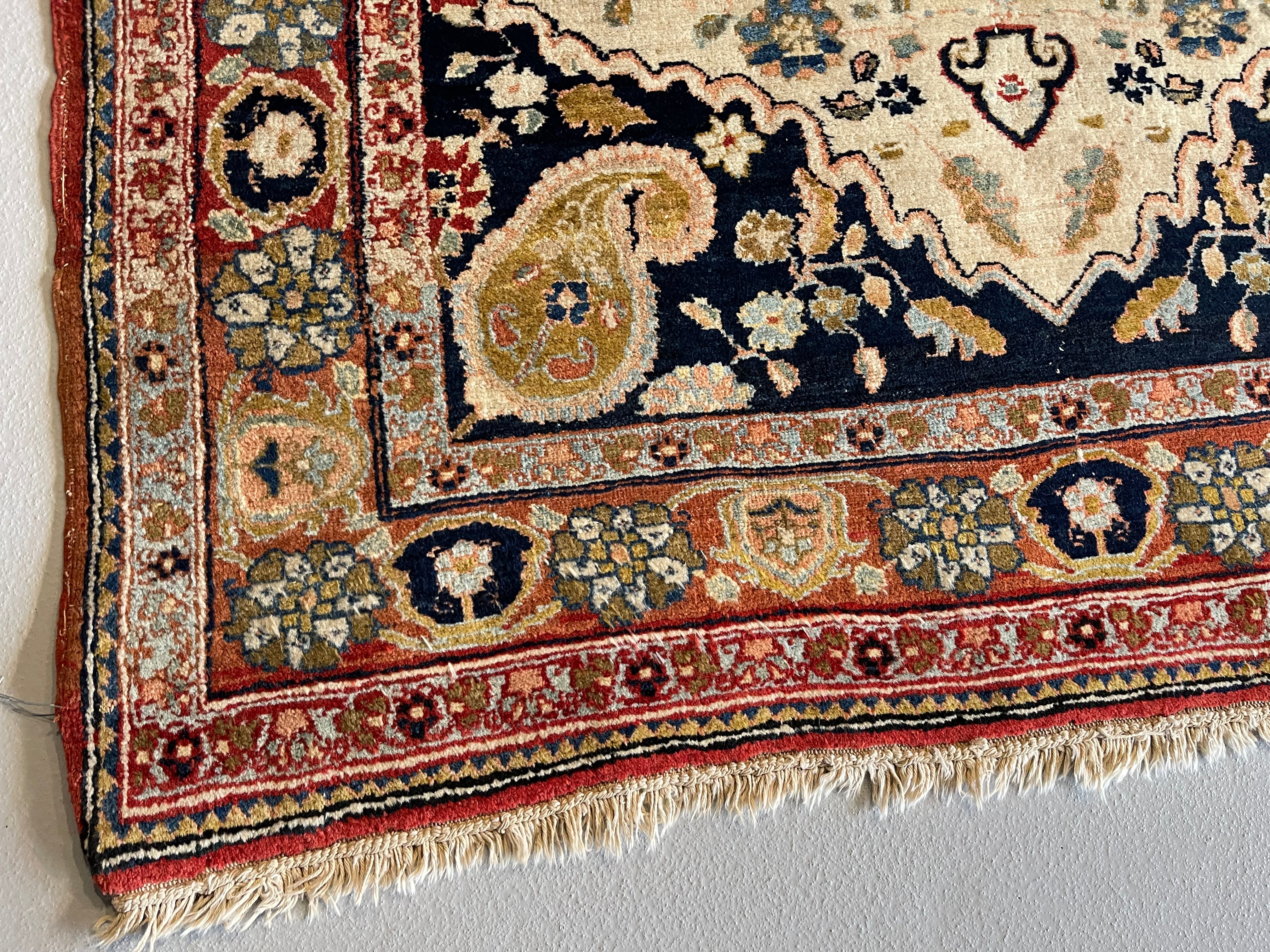 4.7' x 6' #4038 Tabriz Rug - Image 2