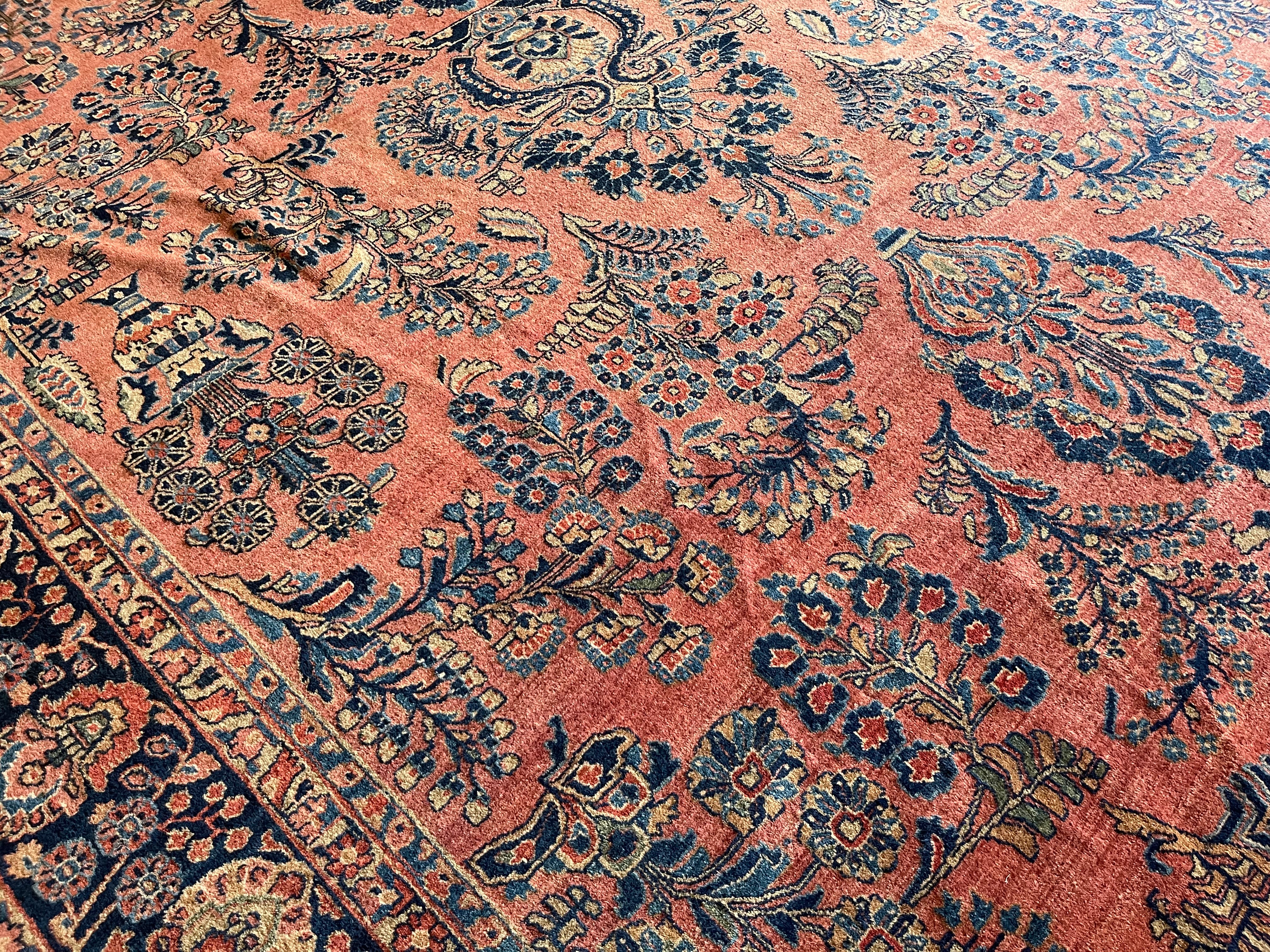9.4' x 12.2' #4049 Sarouk Rug - Image 4