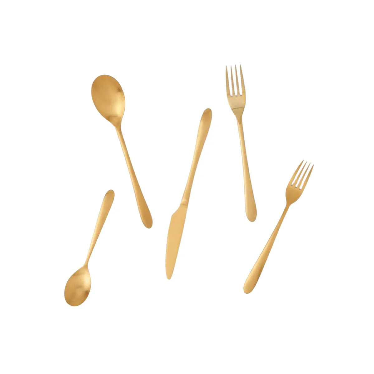 Alba Gold Stainless Steel Flatware - Image 3