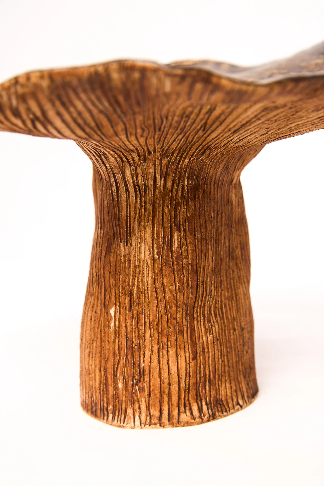 Ceramic Sculpture Mushroom Objet - Image 3