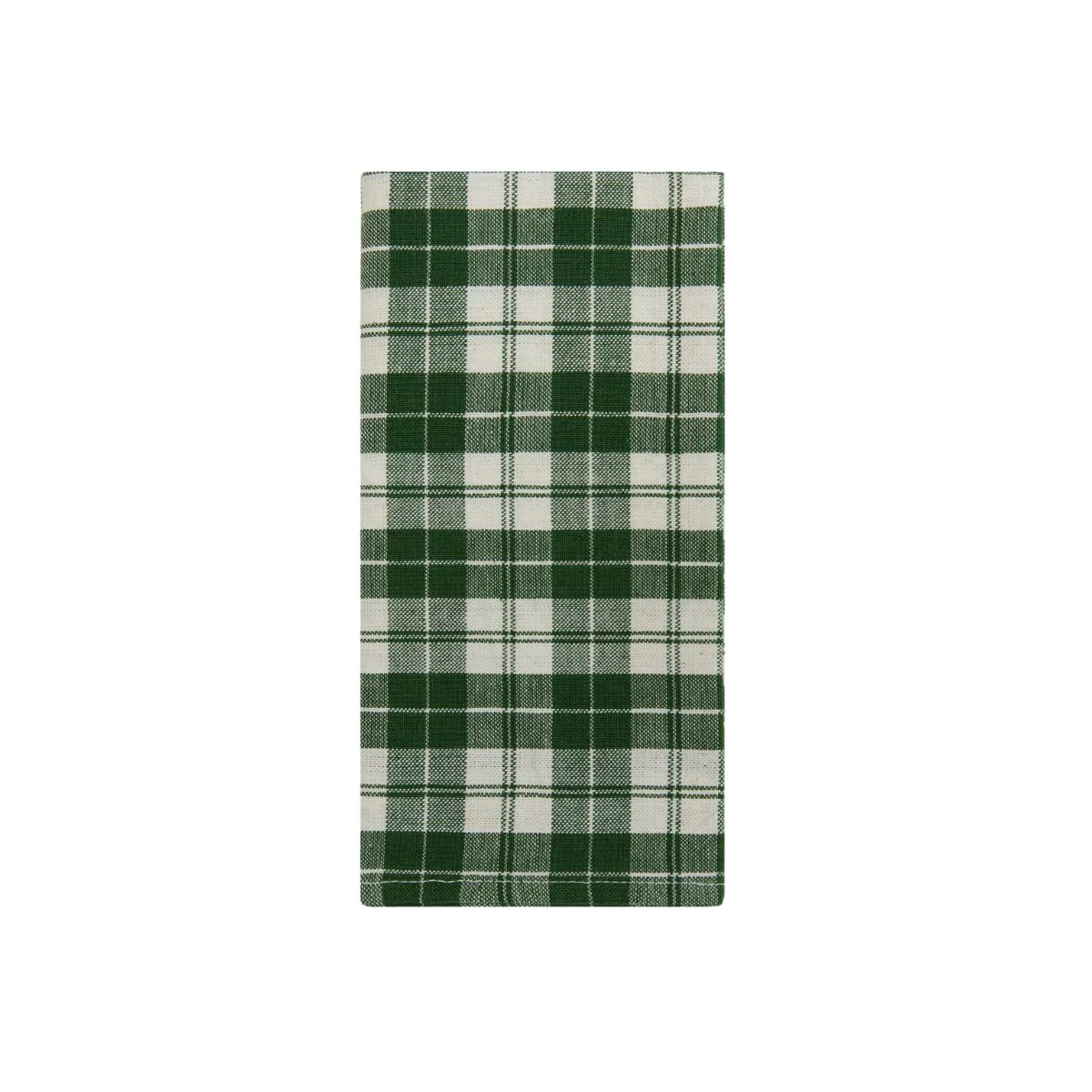 Heather Taylor Hand Woven Cotton Harbor Plaid Napkins, Set of 4