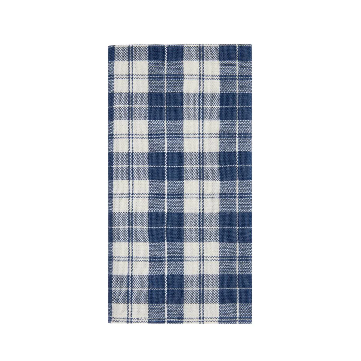 Heather Taylor Hand Woven Cotton Harbor Plaid Napkins, Set of 4 - Image 3