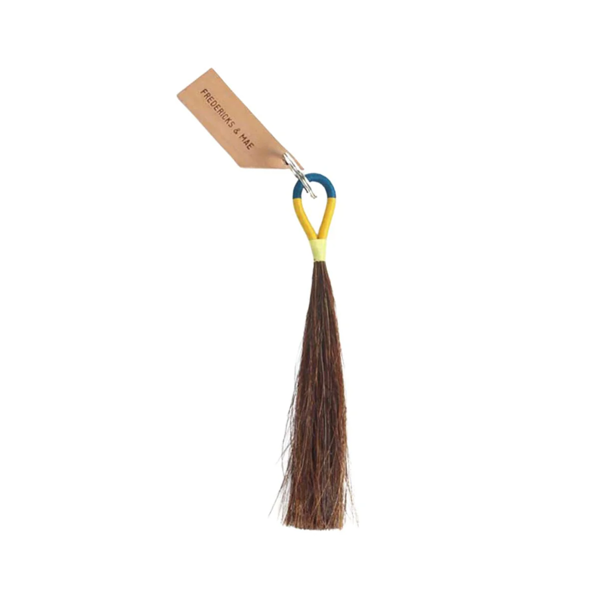 Thread Wrapped Horse Hair Tassel Keychain - Image 3