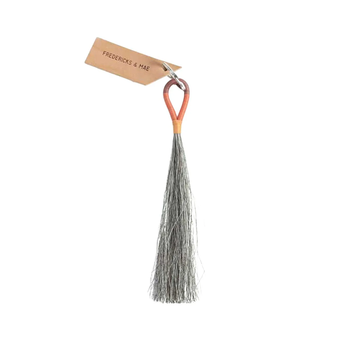 Thread Wrapped Horse Hair Tassel Keychain - Image 4