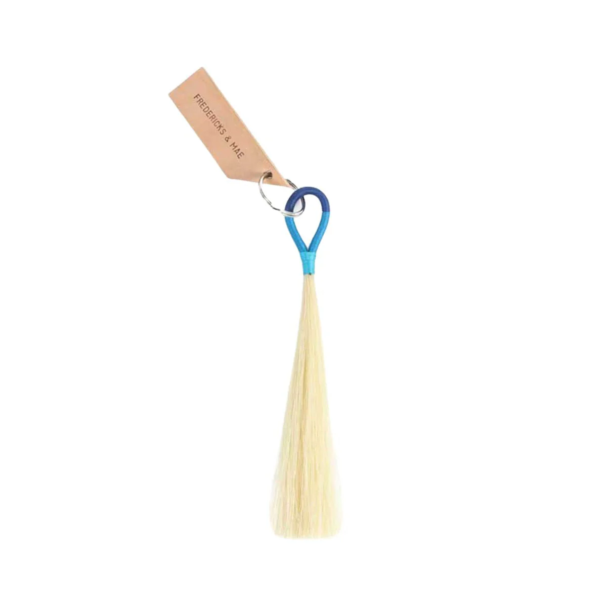 Thread Wrapped Horse Hair Tassel Keychain - Image 5