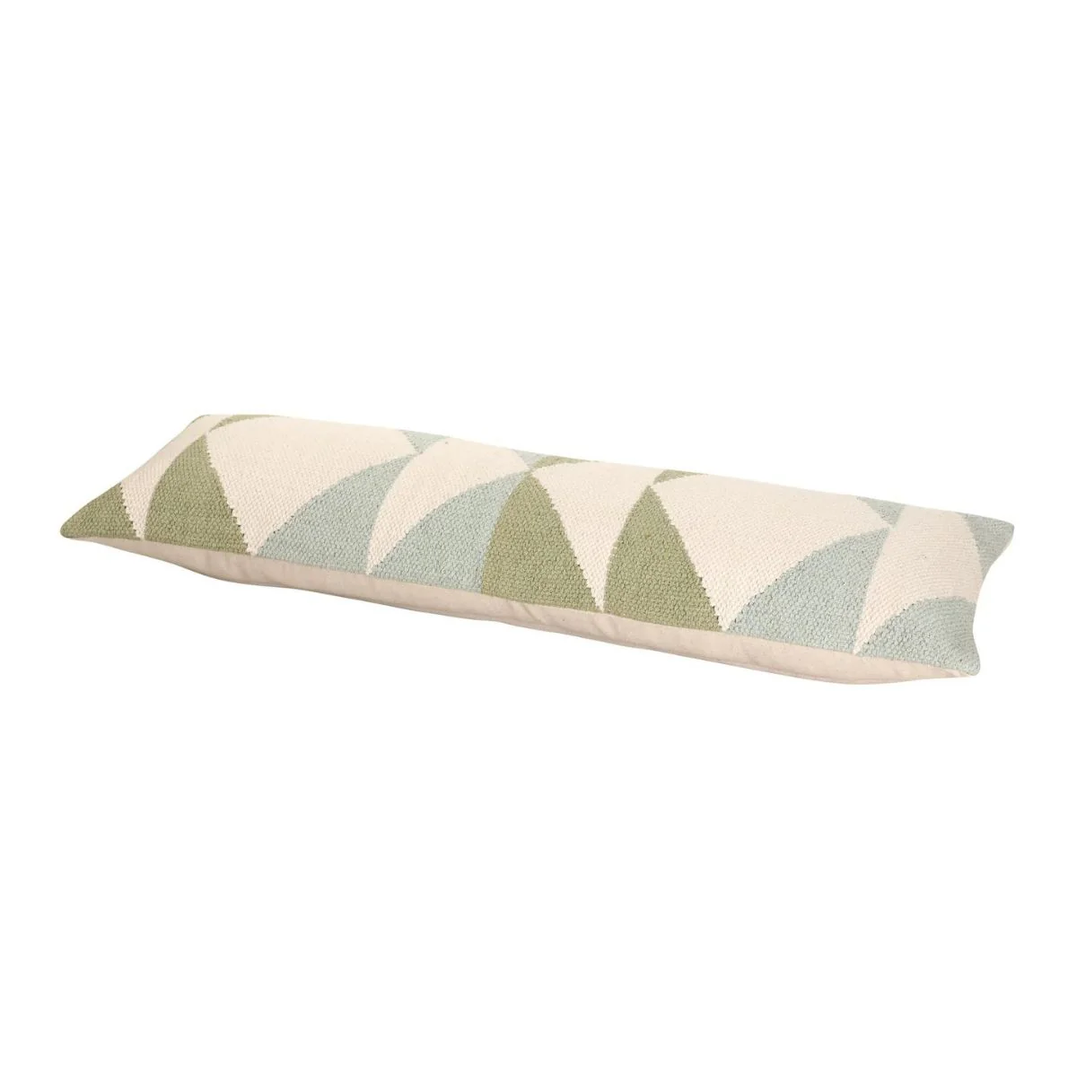 Good Weave Diamond Cotton Hand Loomed Lumbar Pillow - Image 3