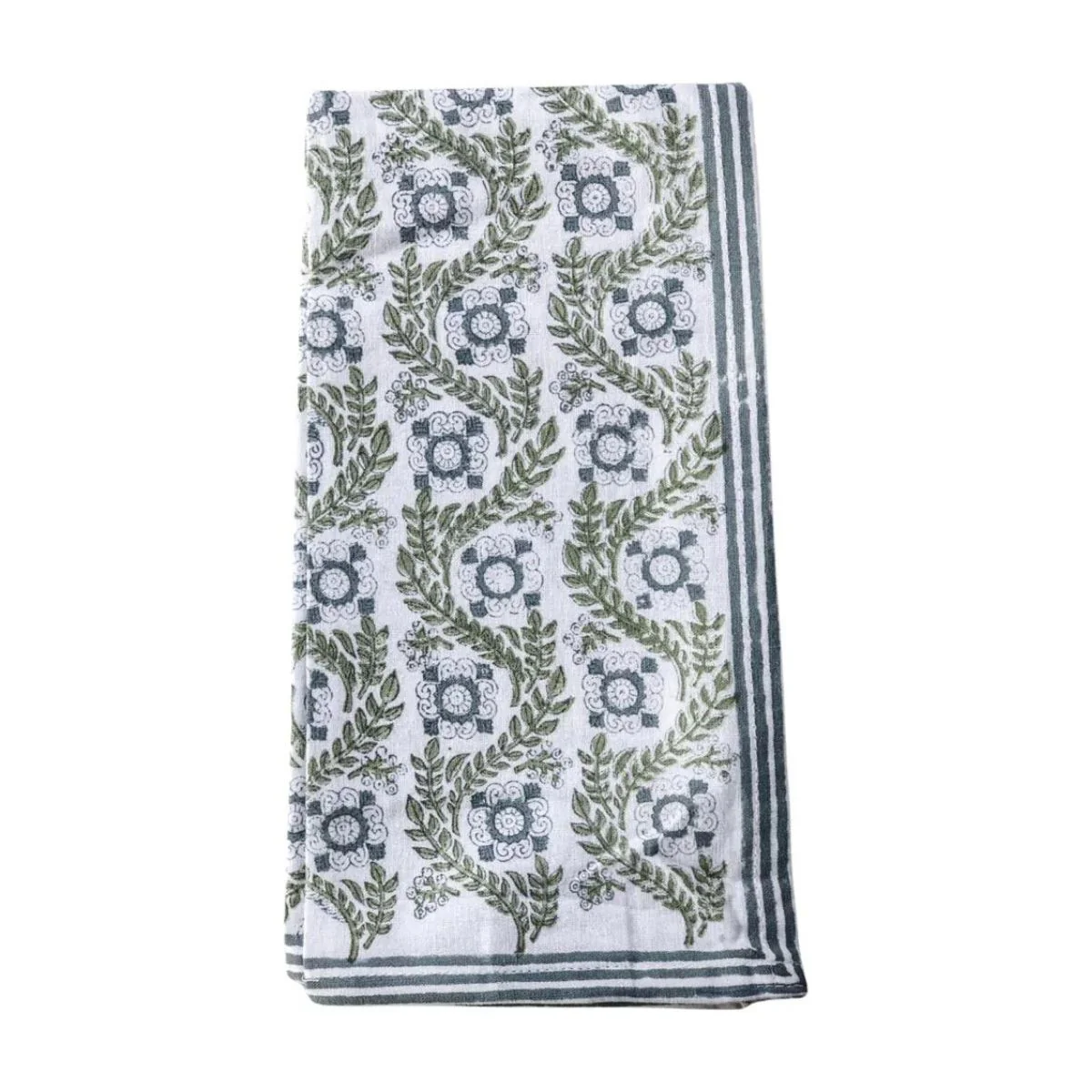 Hand Blocked Villa Grand Cotton Napkins, Set of 4