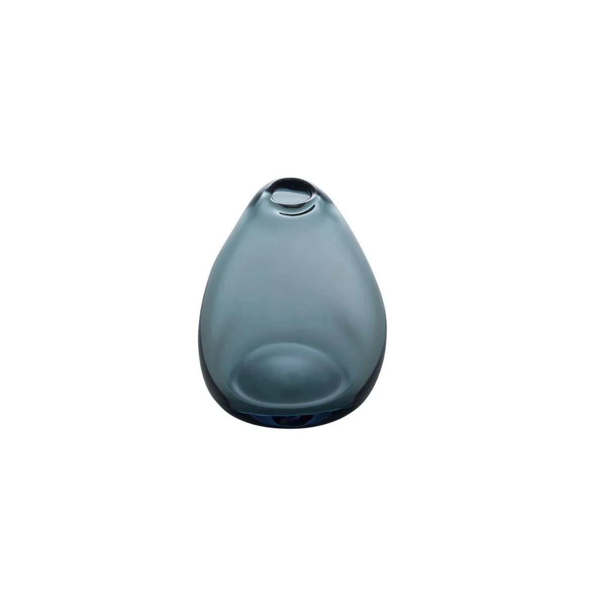 Hand Blown Glass Triangle Bud Vase - Image 3