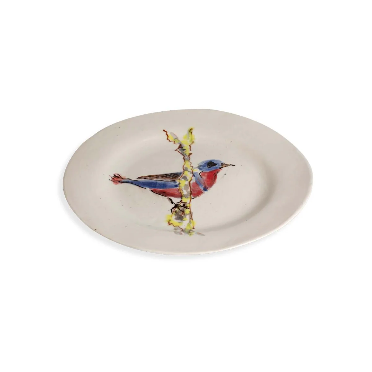 Handpainted Ceramic Bird Plates - Image 4