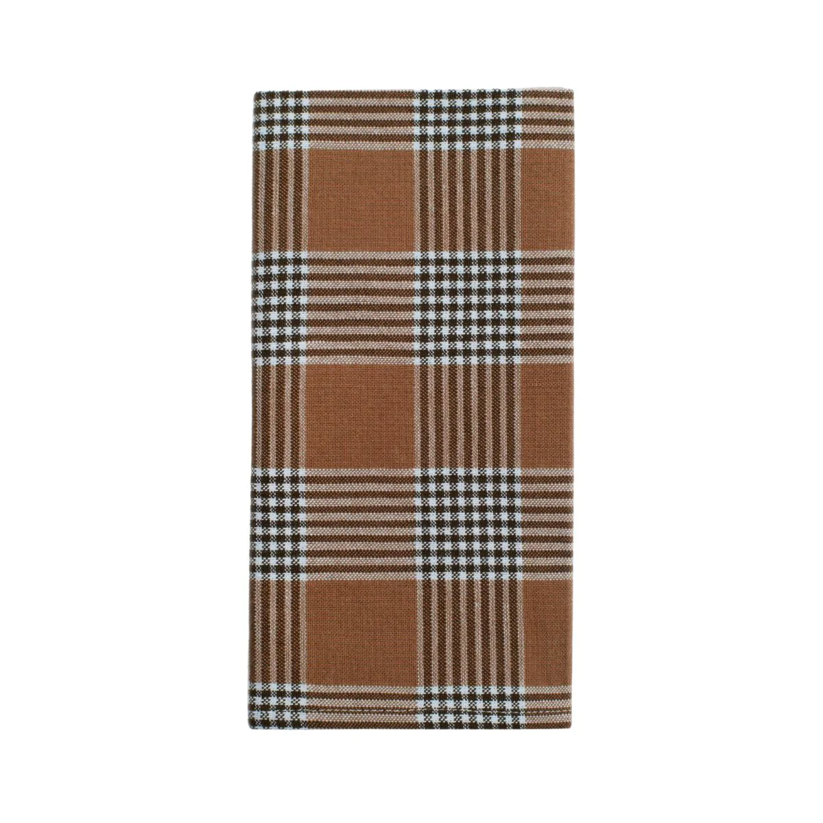 Heather Taylor Hand Woven Cotton Glen Plaid Napkins, Set of 4 - Image 3