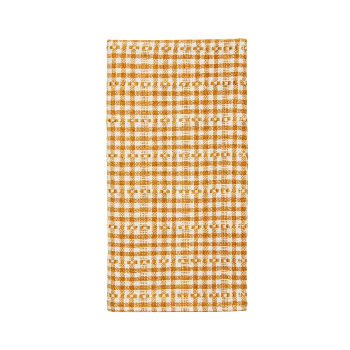 Heather Taylor Hand Woven Cotton Soho Plaid Napkins, Set of 4