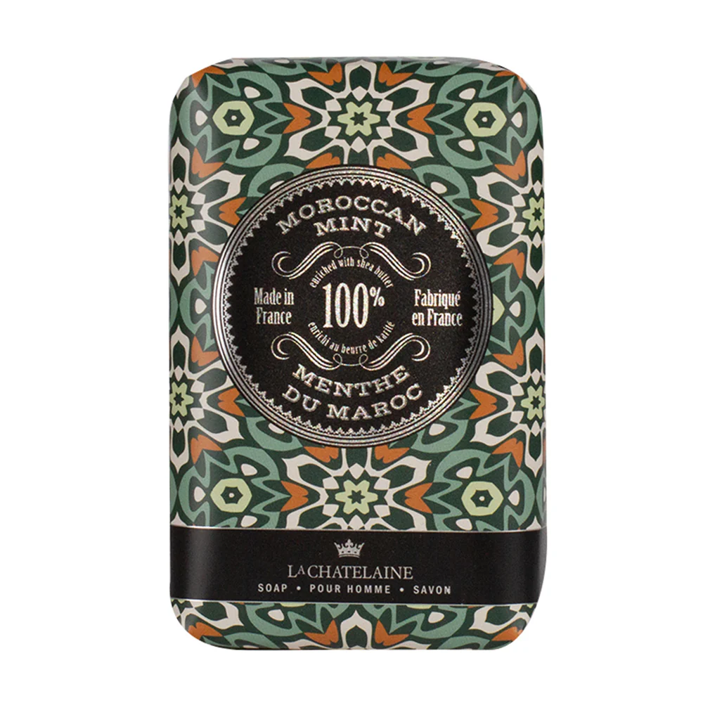 La Chatelaine Hand Wrapped Luxury Soap for Men - Image 4