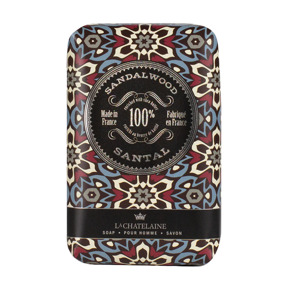 La Chatelaine Hand Wrapped Luxury Soap for Men - Image 6