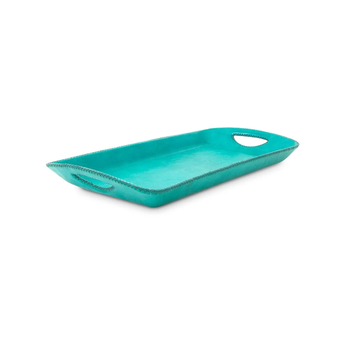 Leather Serving Tray 16" x 8" - Image 3