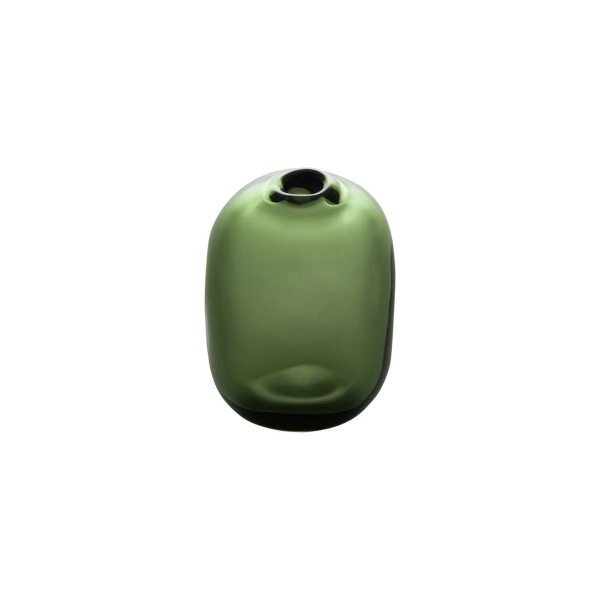 Hand Blown Glass Rectangle Bud Vase - Image 3