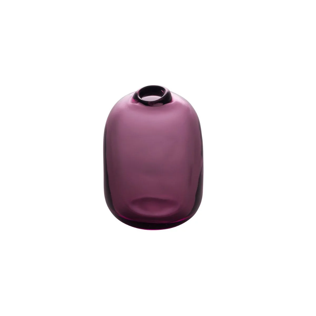 Hand Blown Glass Rectangle Bud Vase - Image 4