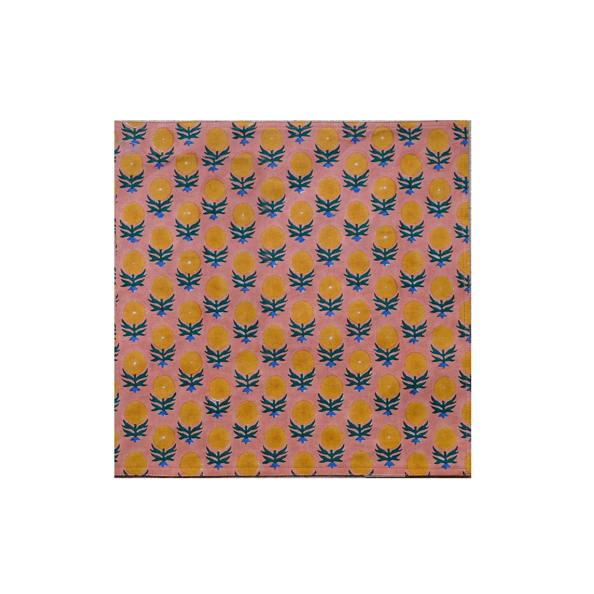 Richa Hand Block Printed Cotton Placemats, Set of 4