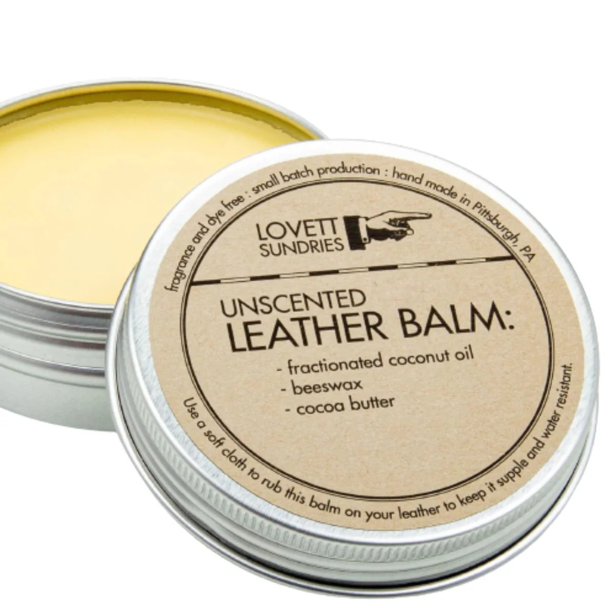Lovett Sundries Leather Balm