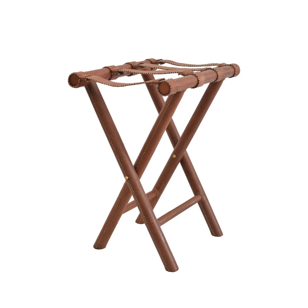 Sol y Luna Small Brown Leather Luggage Rack